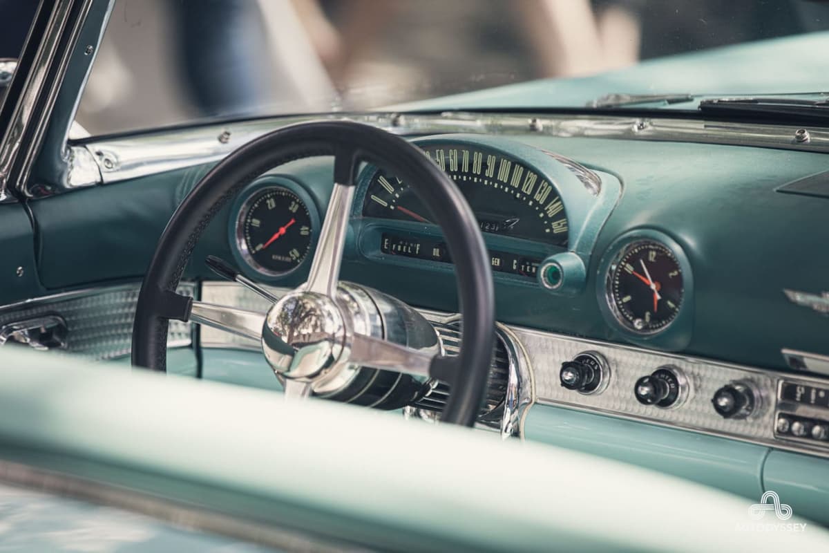The cockpit, teal