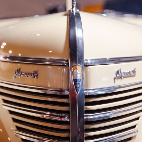 1939 Plymouth — Mayflower badge